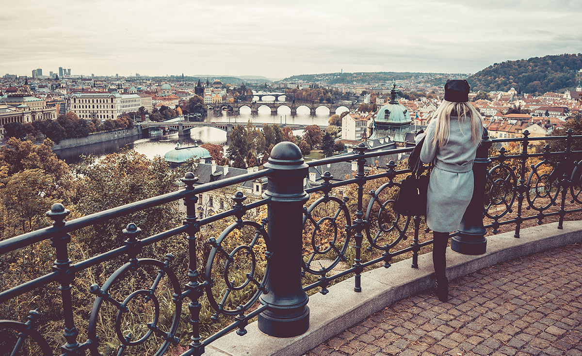 Looking Over The Autumn Prague